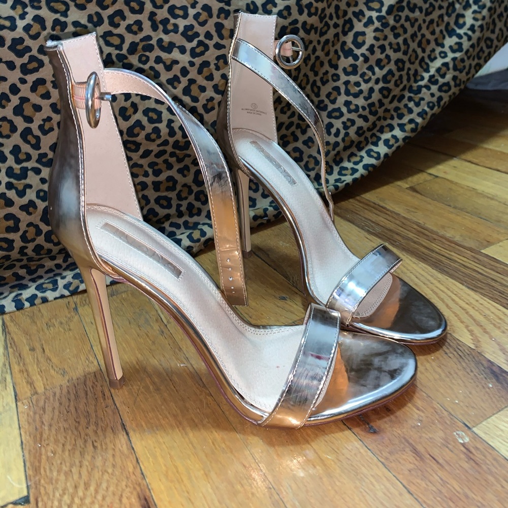 Rose gold Heeled Sandal